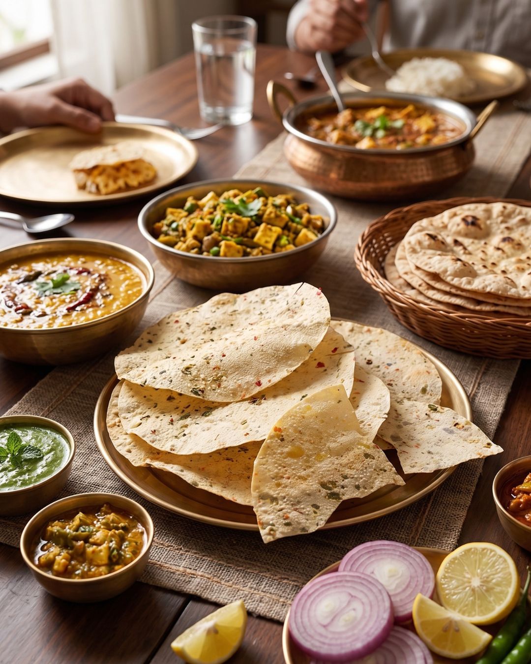 Banarasi Masala Aloo Papad