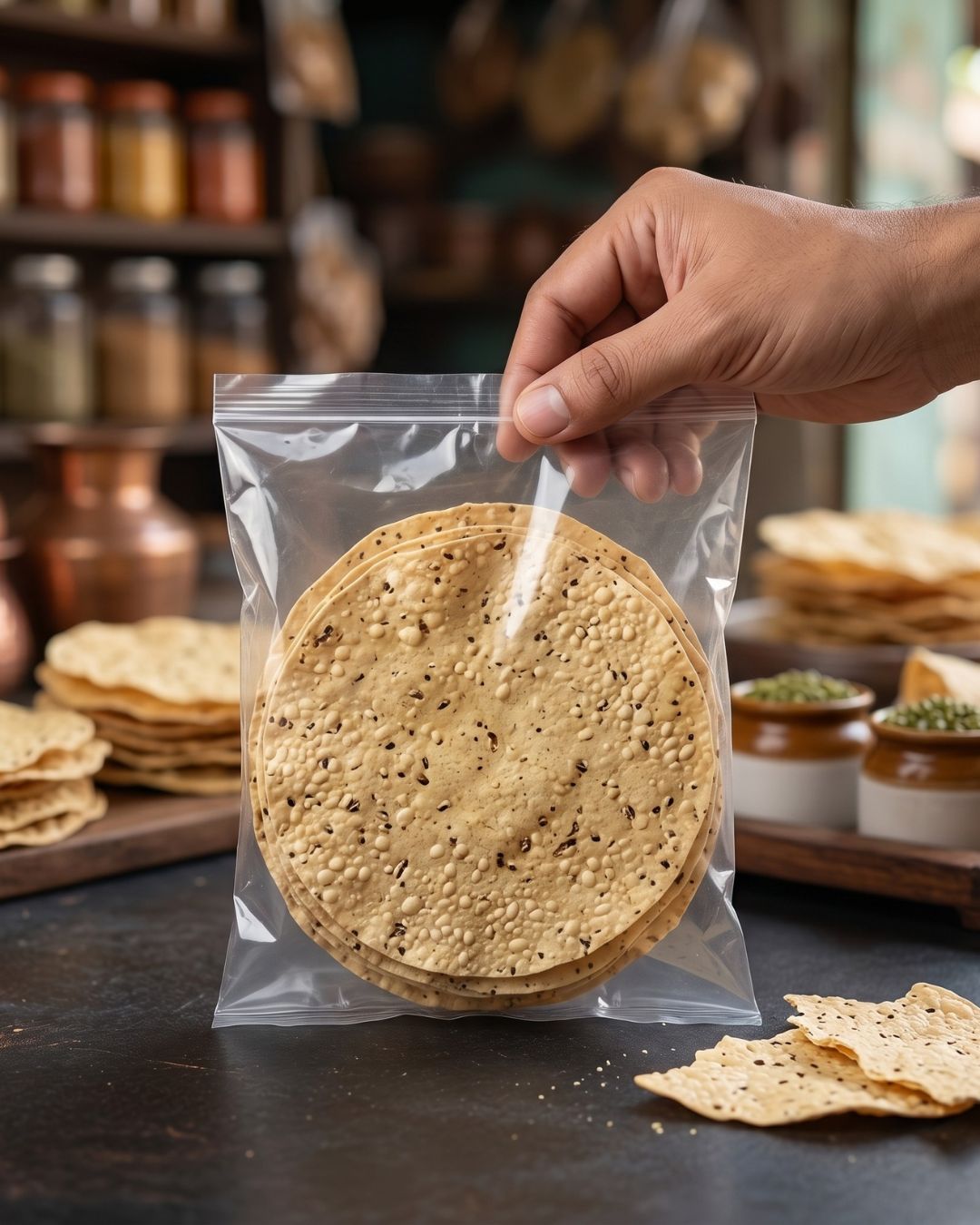 Moong Punjabi Papad