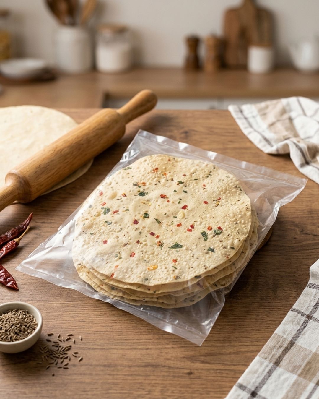 Banarasi Masala Aloo Papad