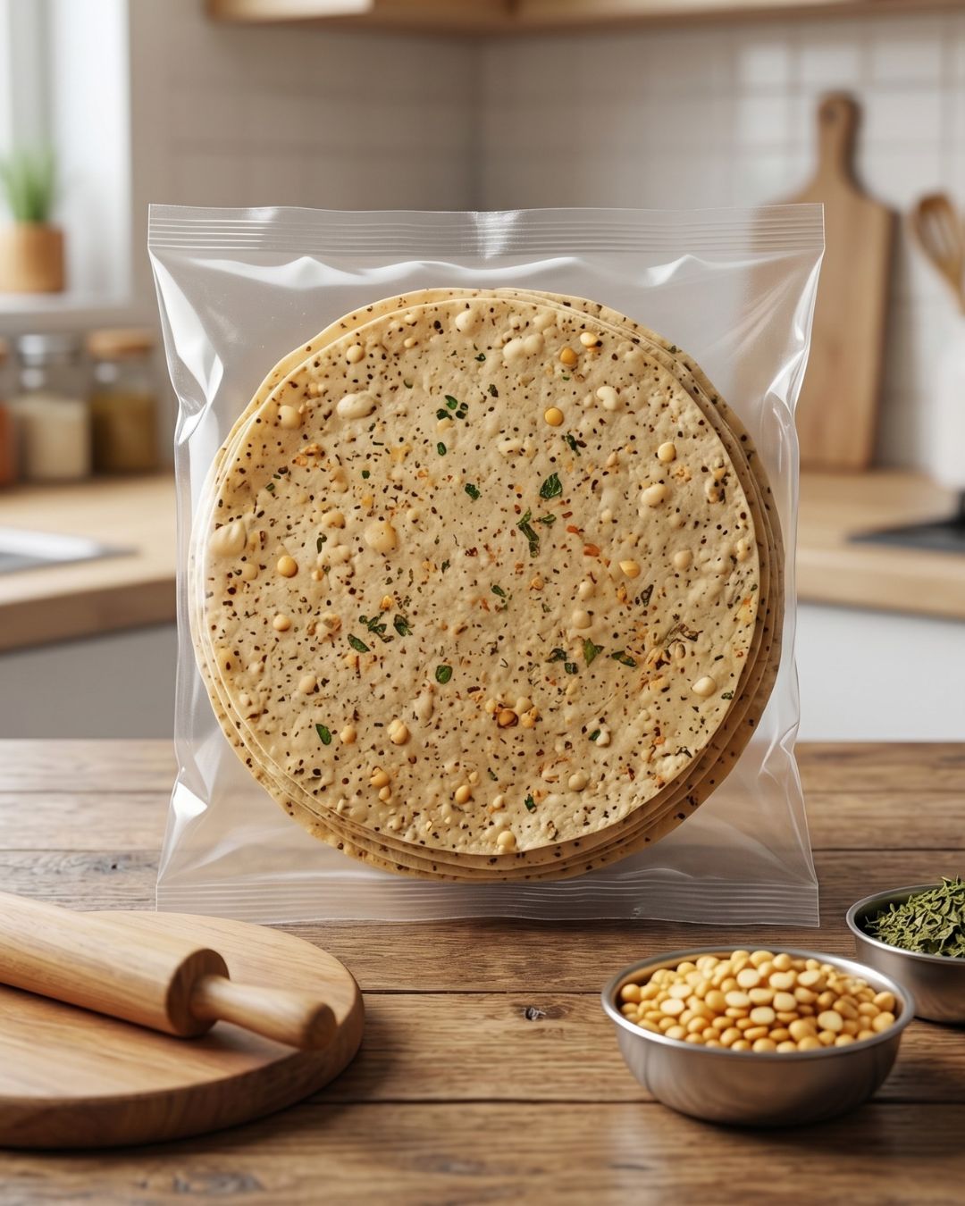 Chana Methi Papad