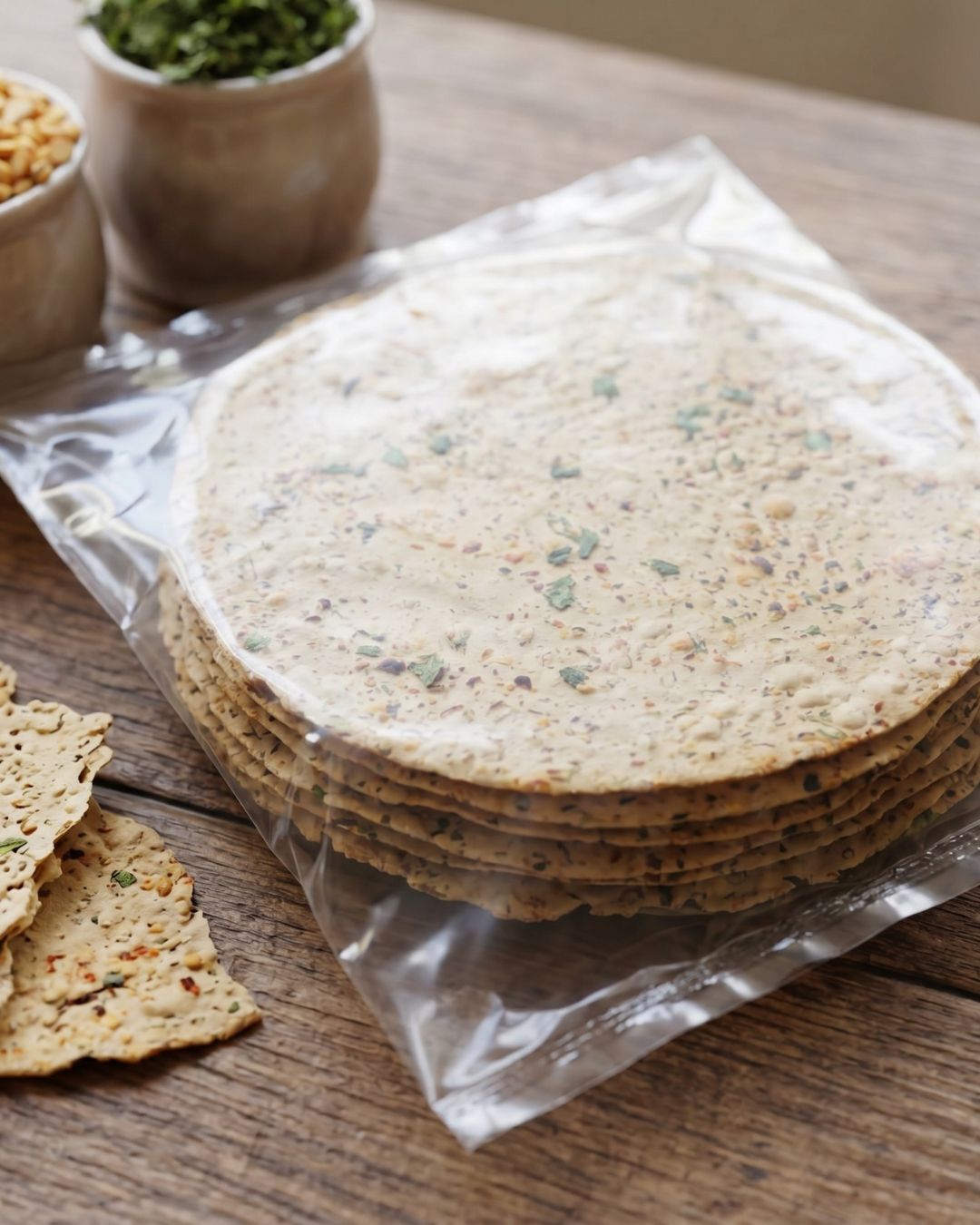 Chana Methi Papad