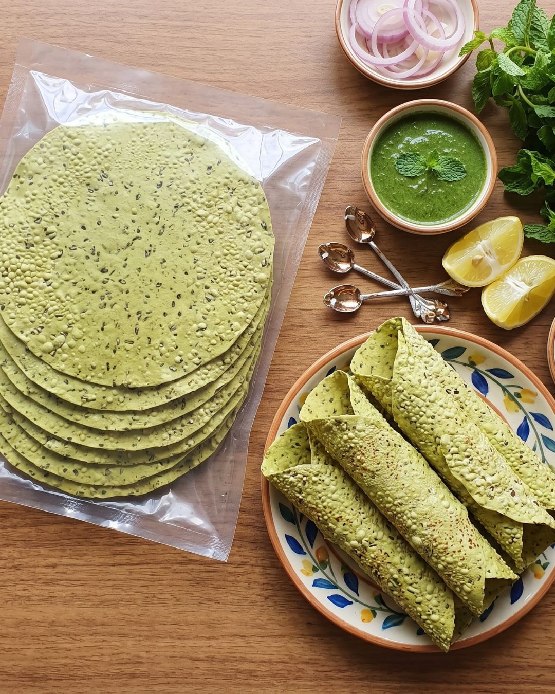 Mint Pudina Papad