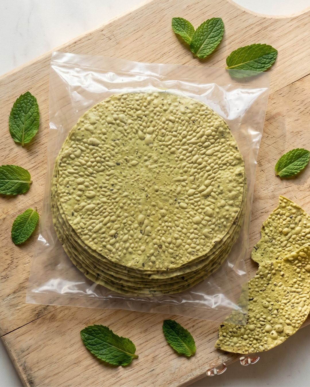 Mint Pudina Papad